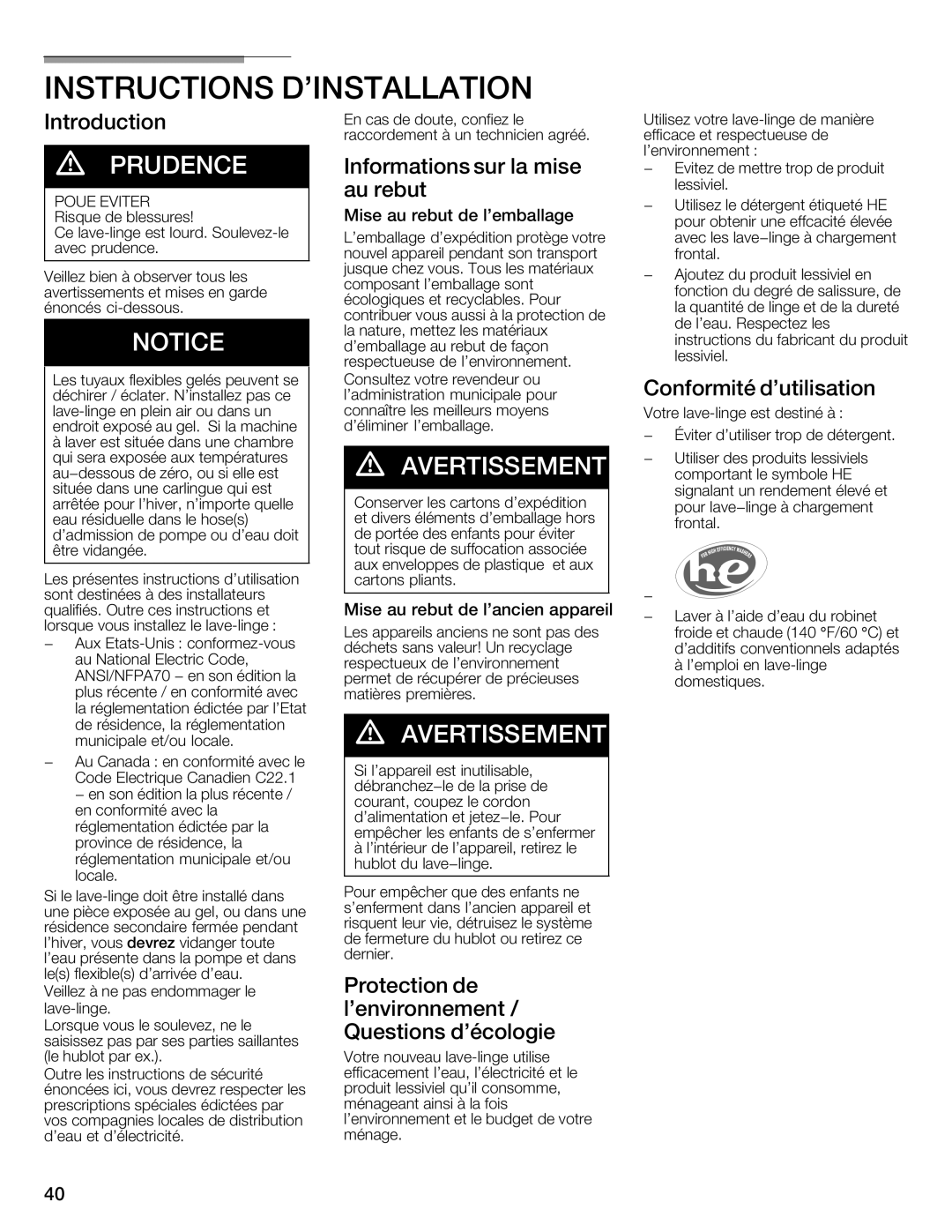 Univex WFVC8440UC/19, 800 series manual 