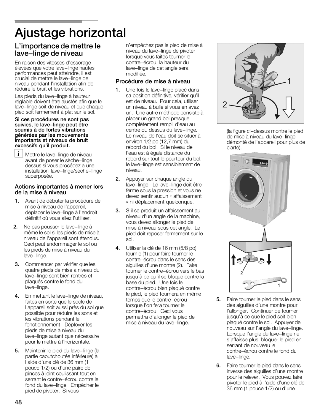 Univex 800 series, WFVC8440UC/19 manual 