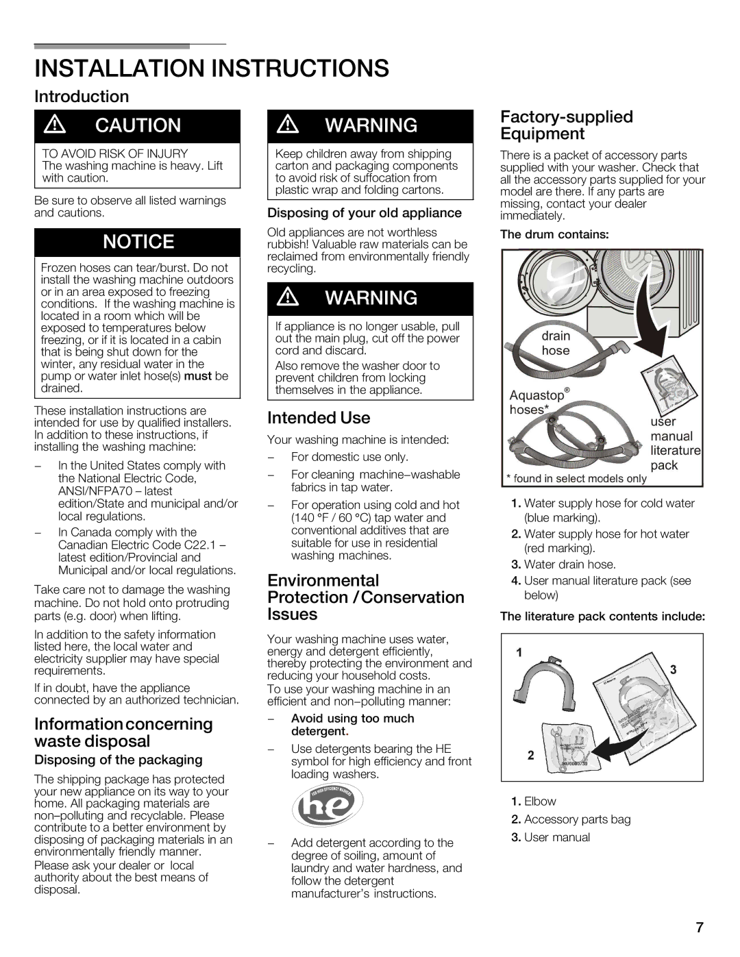 Univex WFVC8440UC/19, 800 series manual 