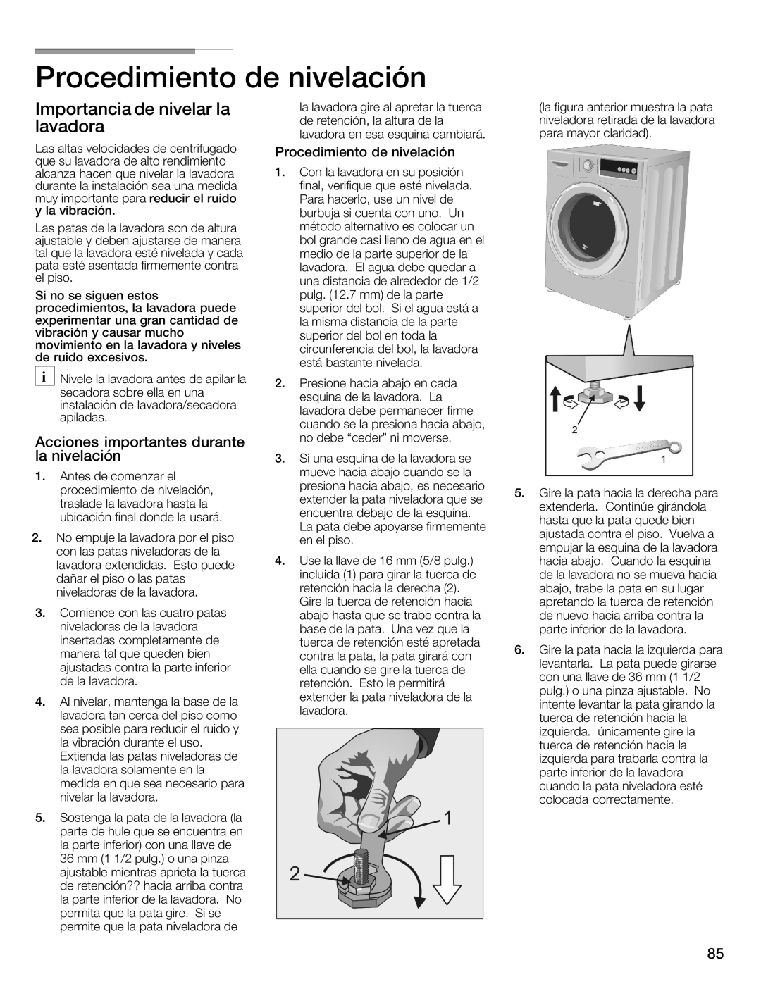 Univex WFVC8440UC/19, 800 series manual 