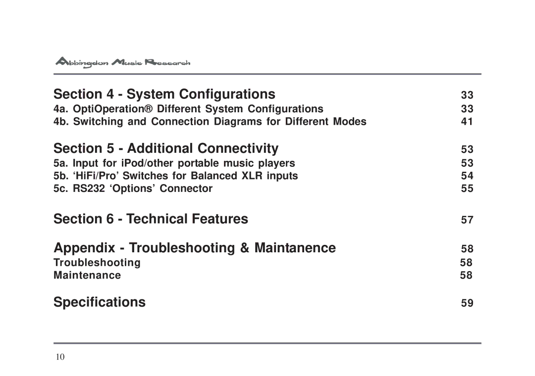 Univex AM-77 owner manual Technical Features Appendix Troubleshooting & Maintanence 