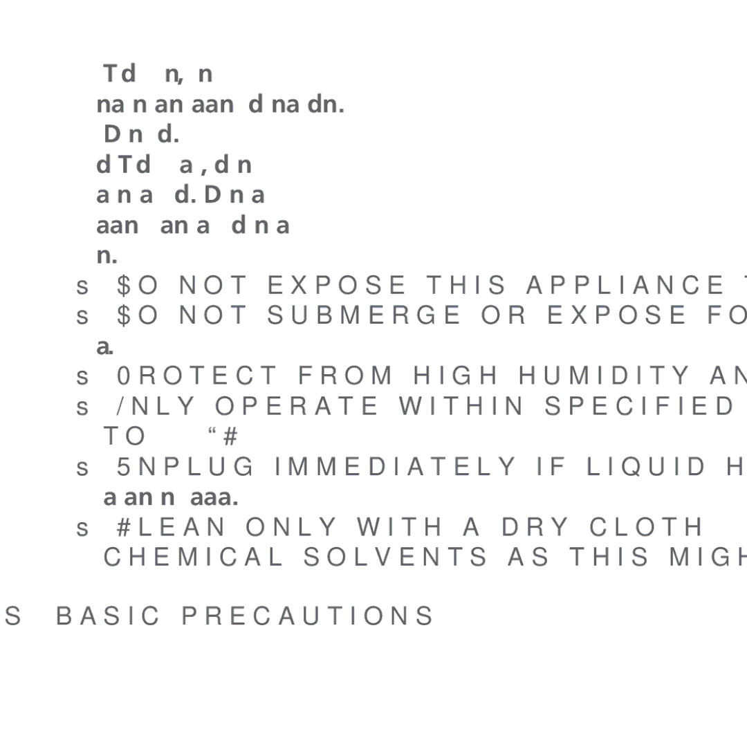 Univex ARCBB200WSNG quick start 