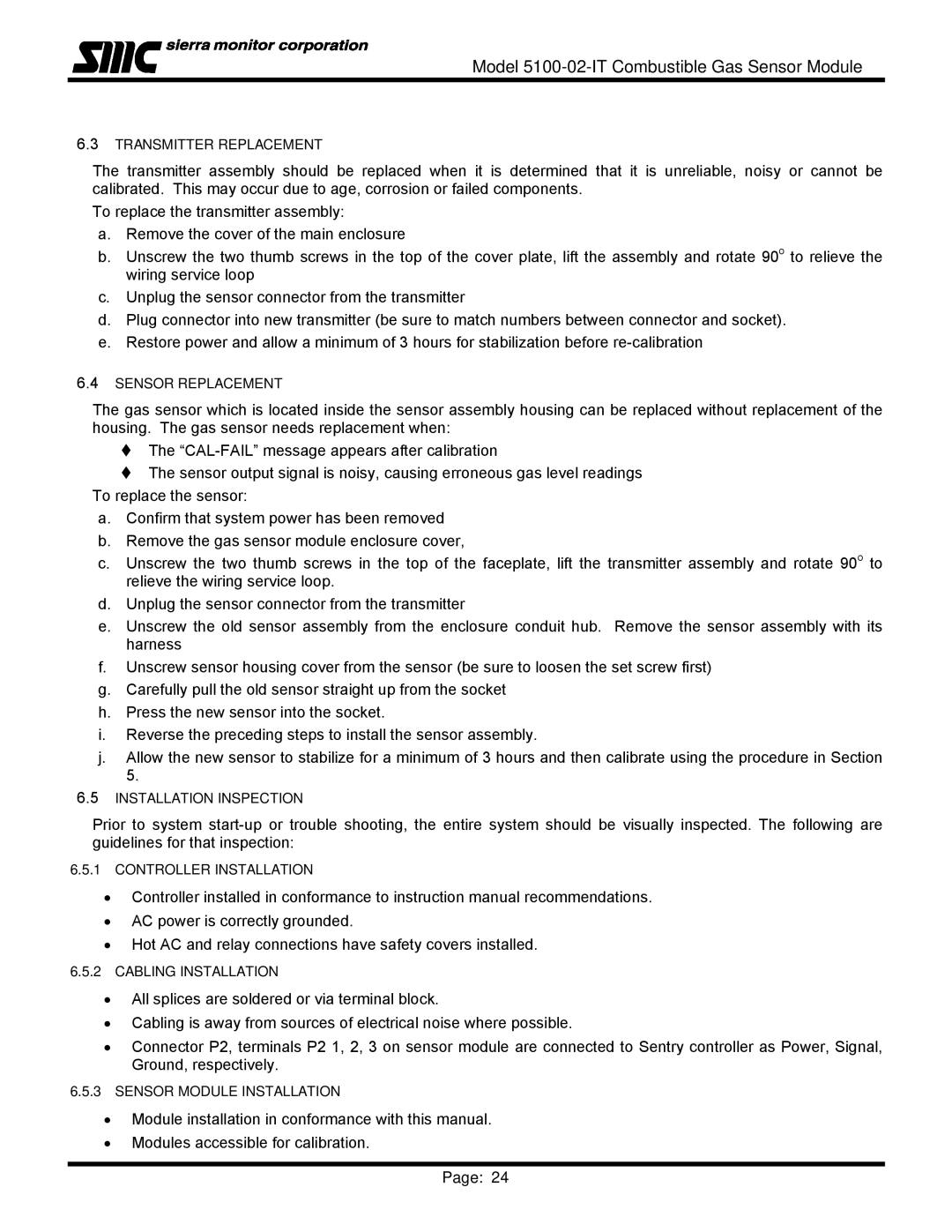 Univex IT Series, 5100-02-IT instruction manual Transmitter Replacement 