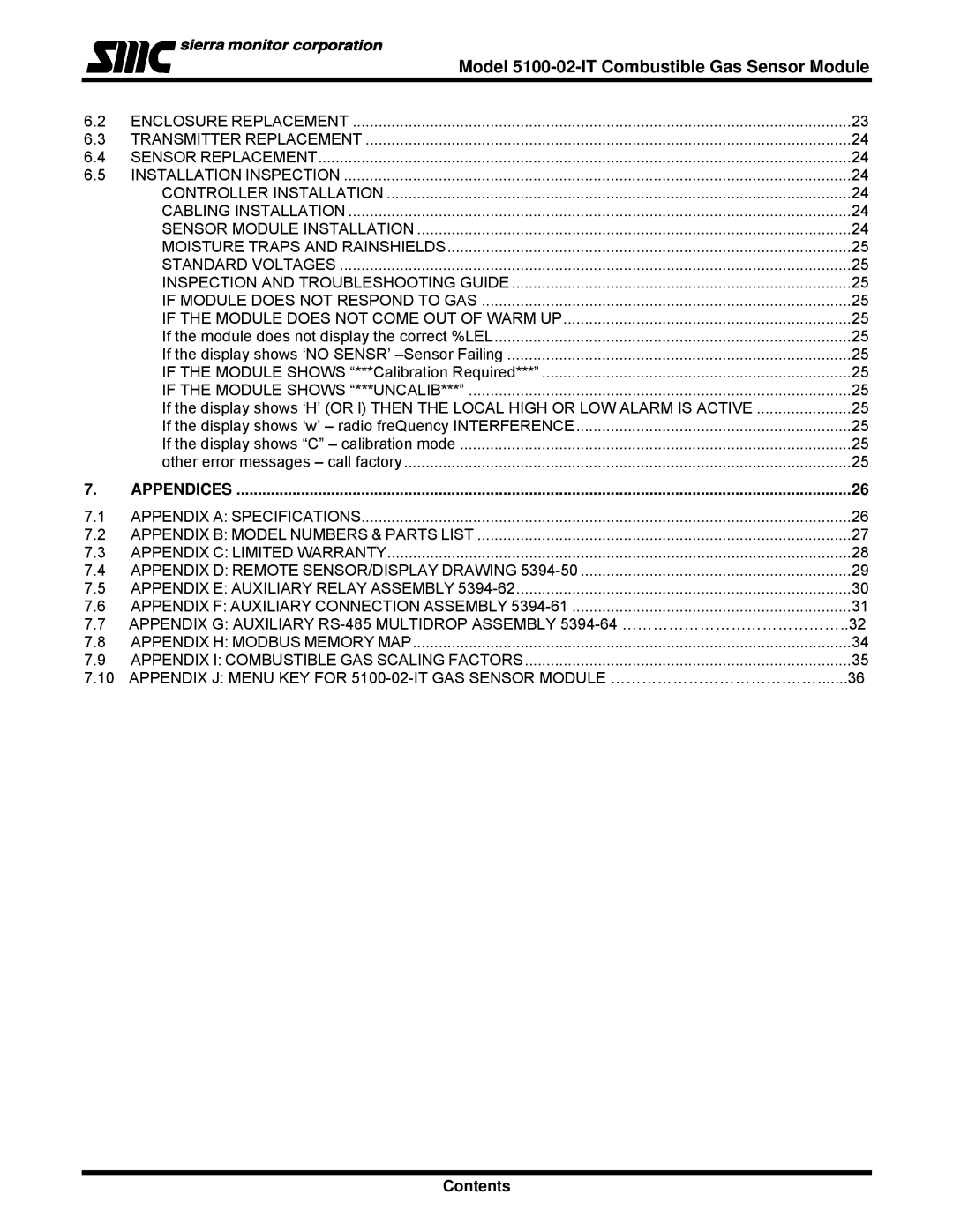 Univex IT Series, 5100-02-IT instruction manual If the Module Shows ***UNCALIB 