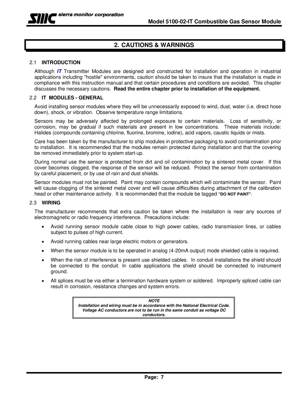 Univex 5100-02-IT, IT Series instruction manual Introduction IT Modules General, Wiring 