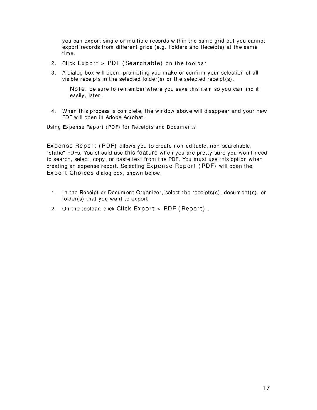 Univex NeatDesk, NeatScan, NeatReceipts manual 