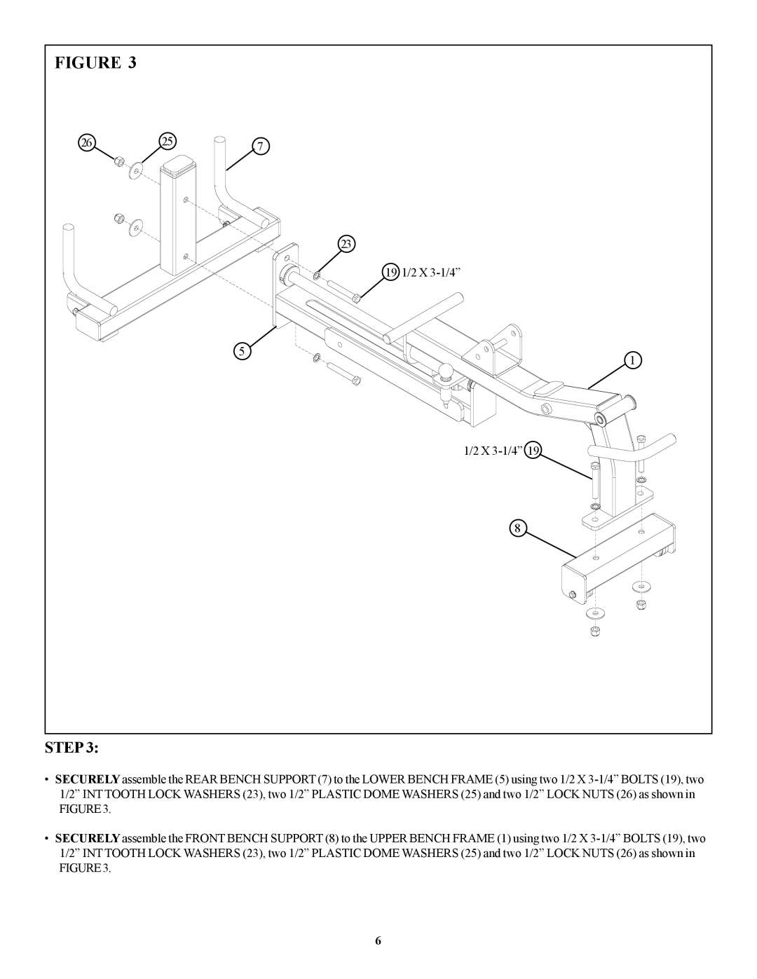 Univex OHDADJ manual 19 1/2 X 3-1/4 