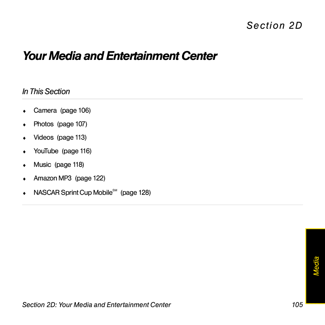 Univex p100eww manual Your Media and Entertainment Center 105 