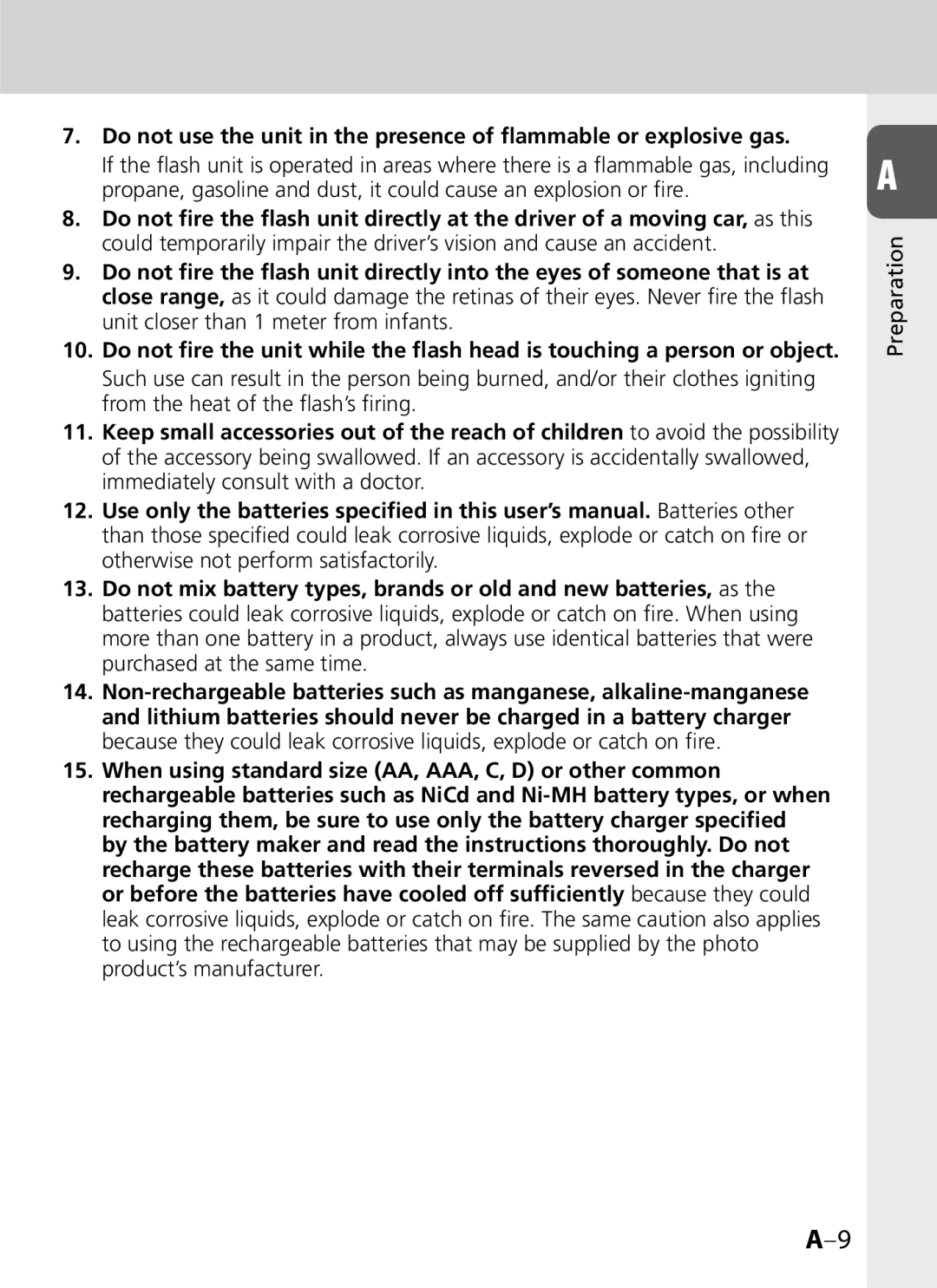 Univex SB-900 user manual Preparation 