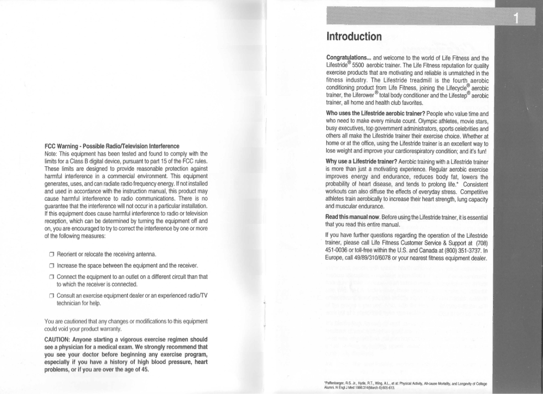 Univex TR-5500 manual Introduction, Reorient or relocate the receiving antenna 