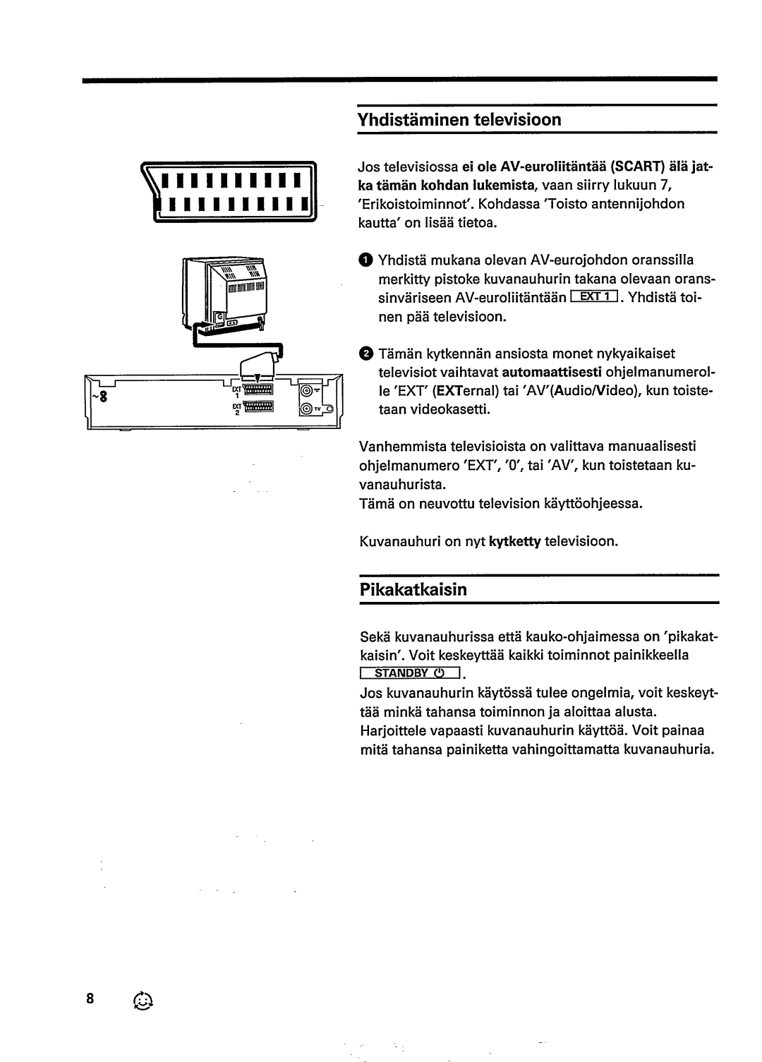 Univex Video Cassette Recorder manual 