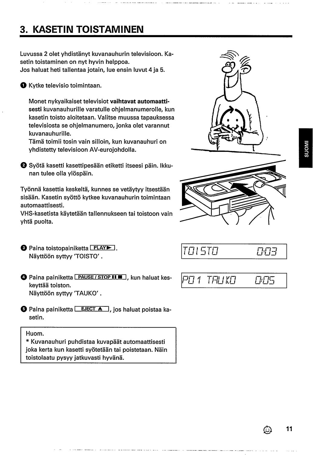 Univex Video Cassette Recorder manual 