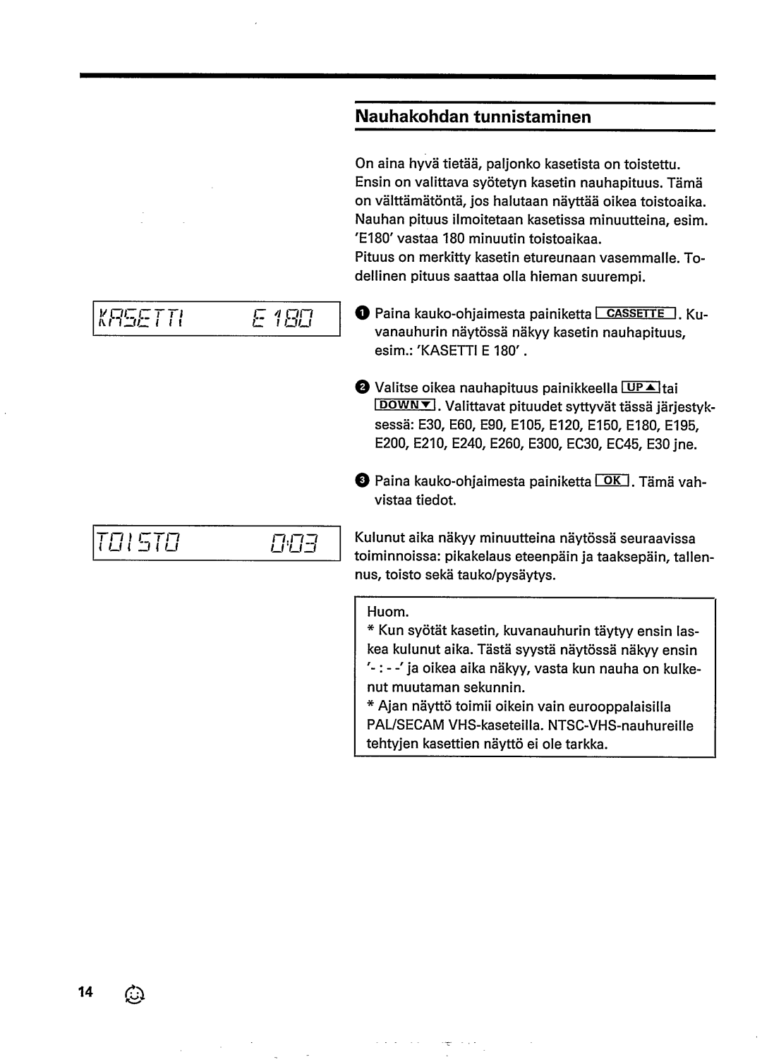 Univex Video Cassette Recorder manual 