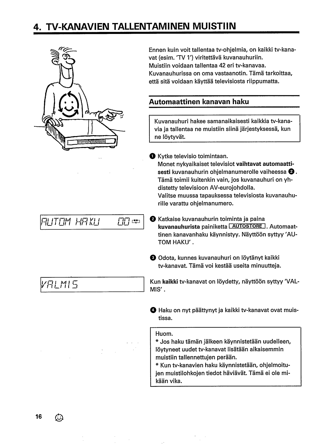 Univex Video Cassette Recorder manual 