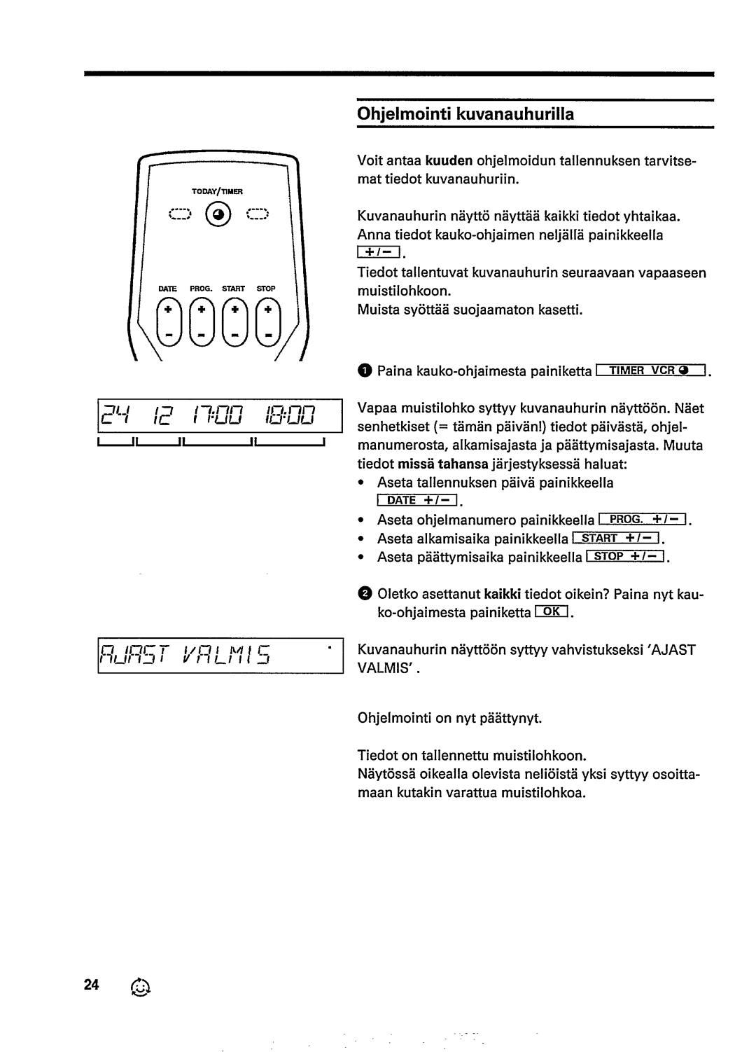 Univex Video Cassette Recorder manual 