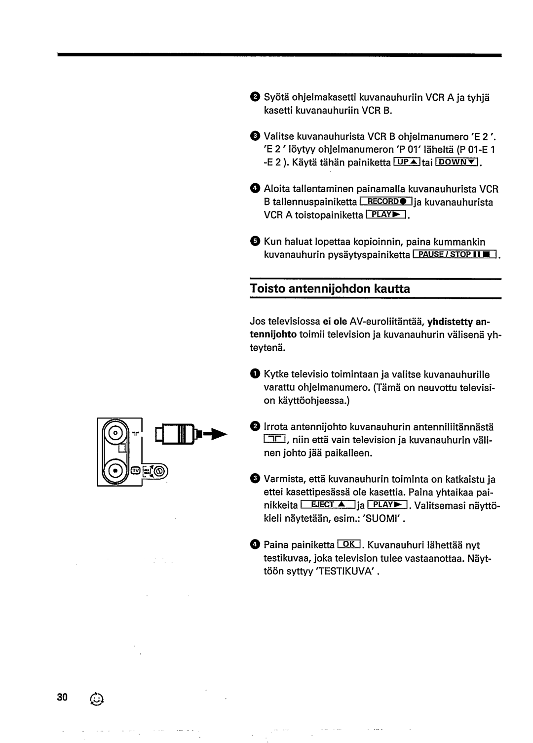 Univex Video Cassette Recorder manual 