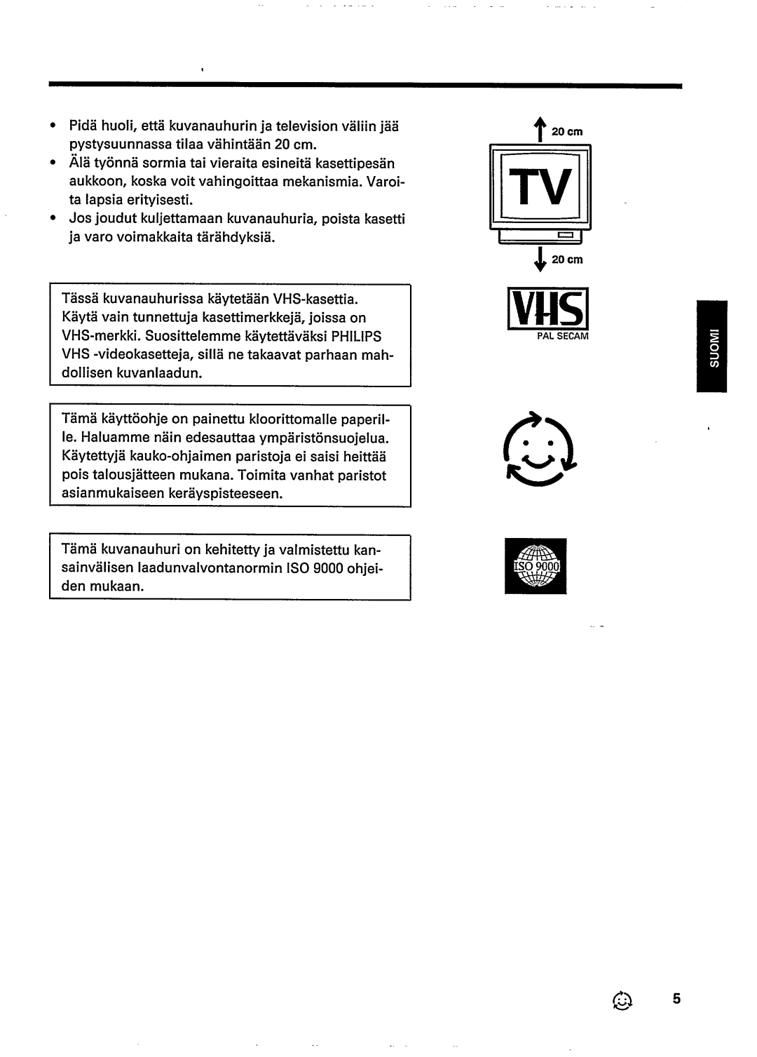 Univex Video Cassette Recorder manual 