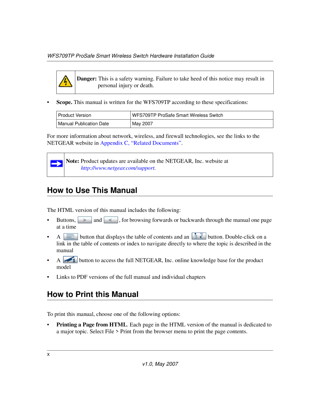 Univex WFS709TP manual How to Use This Manual, How to Print this Manual 