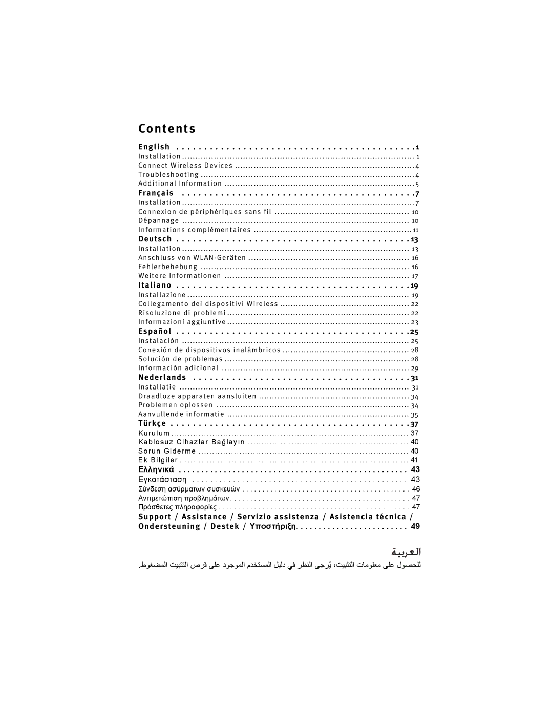 USRobotics 5466 manual Contents 