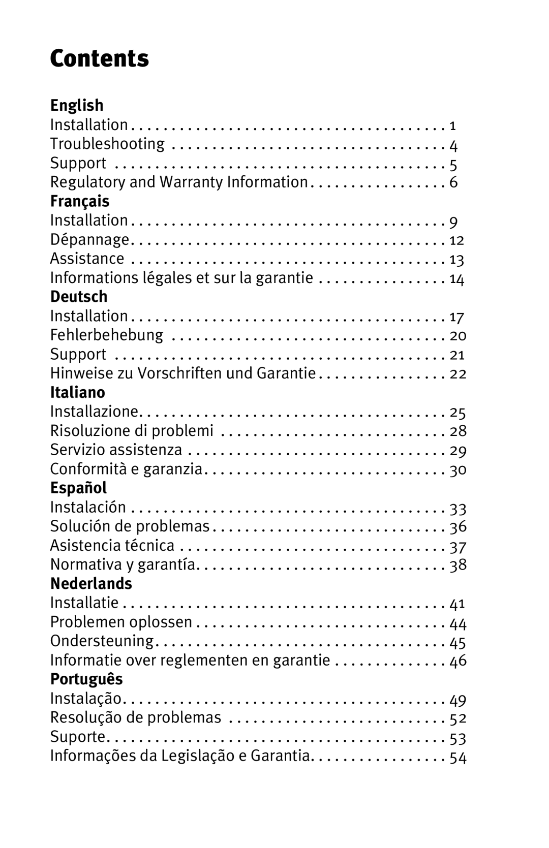 USRobotics 7905A manual Contents 