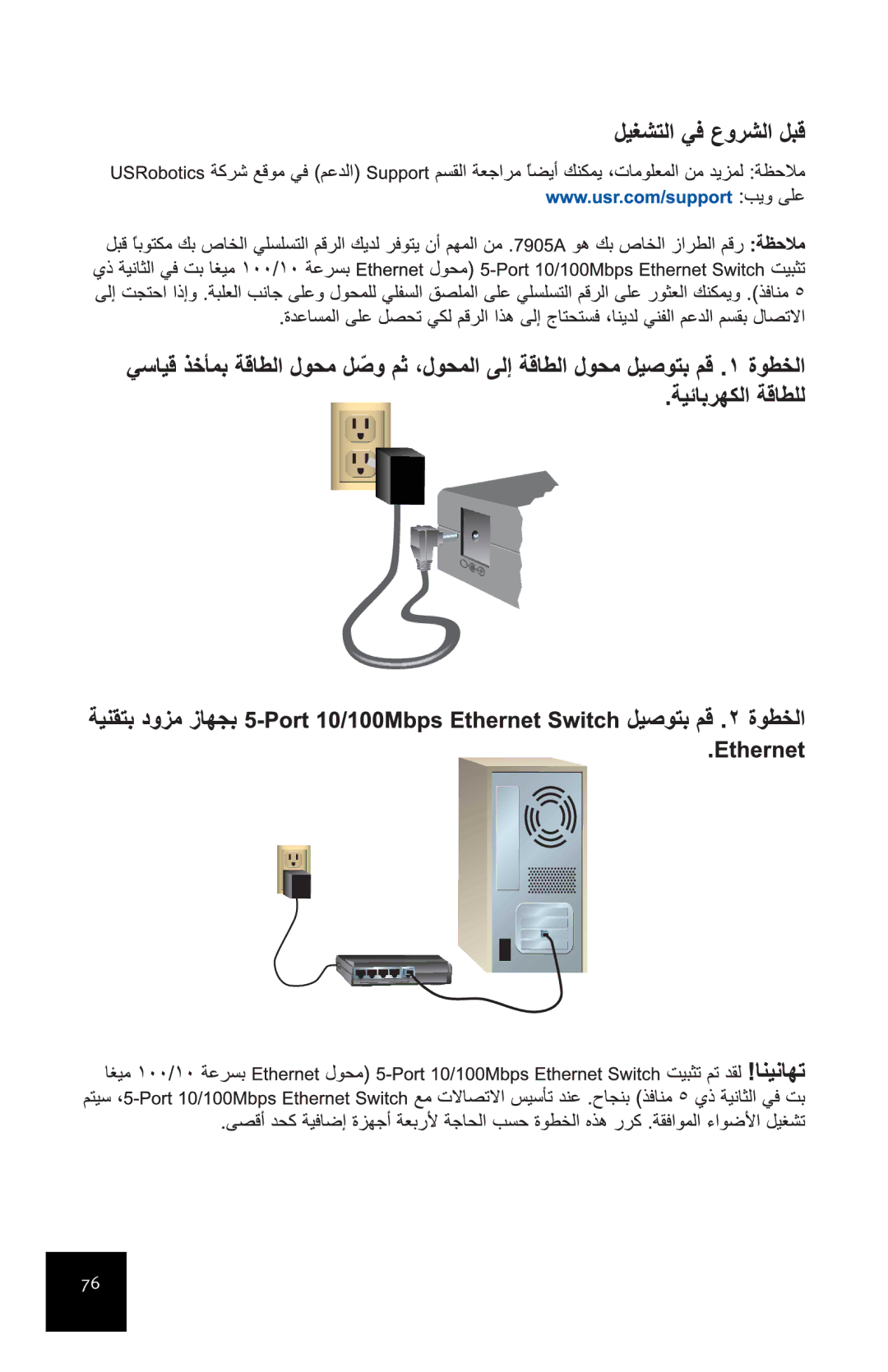 USRobotics 7905A manual 