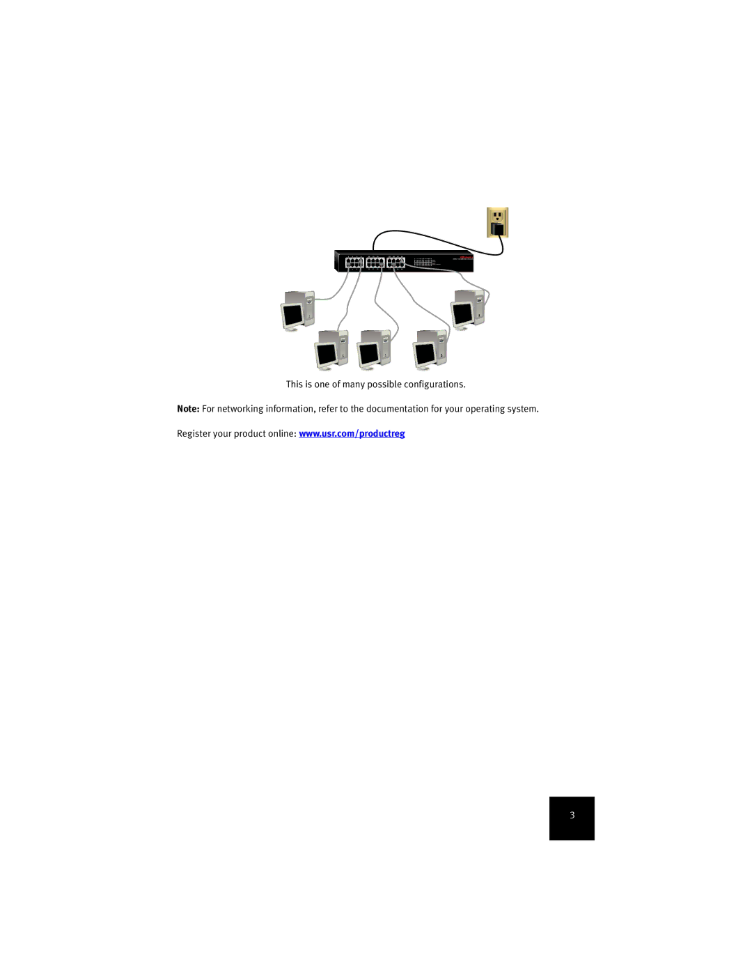 USRobotics 7924C manual This is one of many possible configurations 