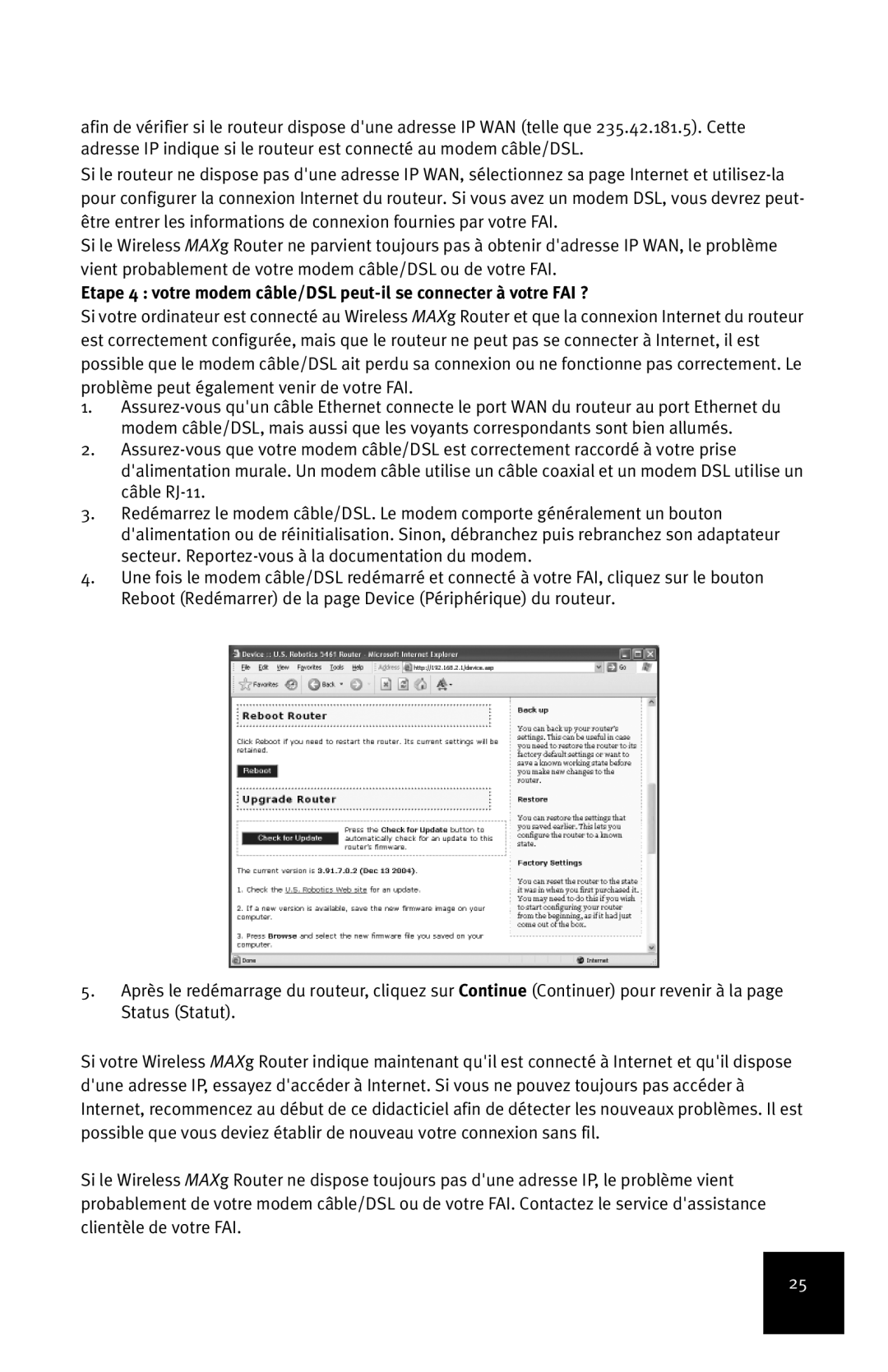 USRobotics MAXg manual 