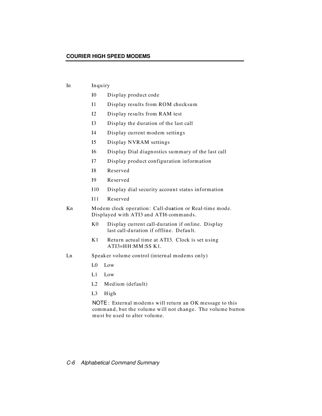 USRobotics V.34 user manual Inquiry 