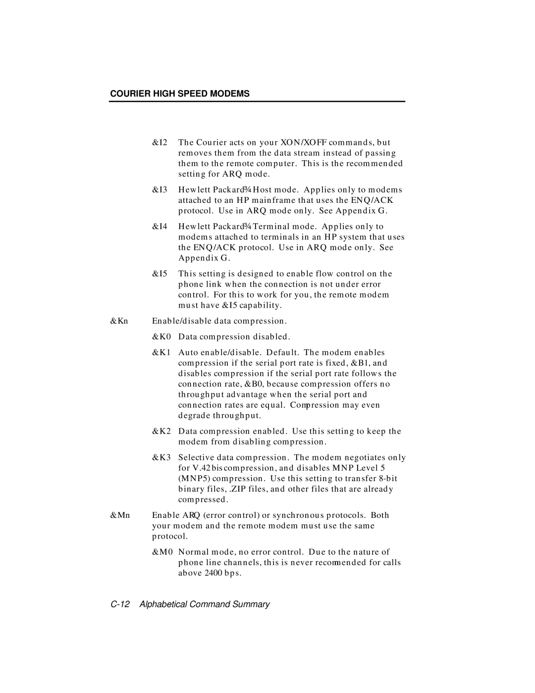 USRobotics V.34 user manual Them to the remote computer. This is the recommended 