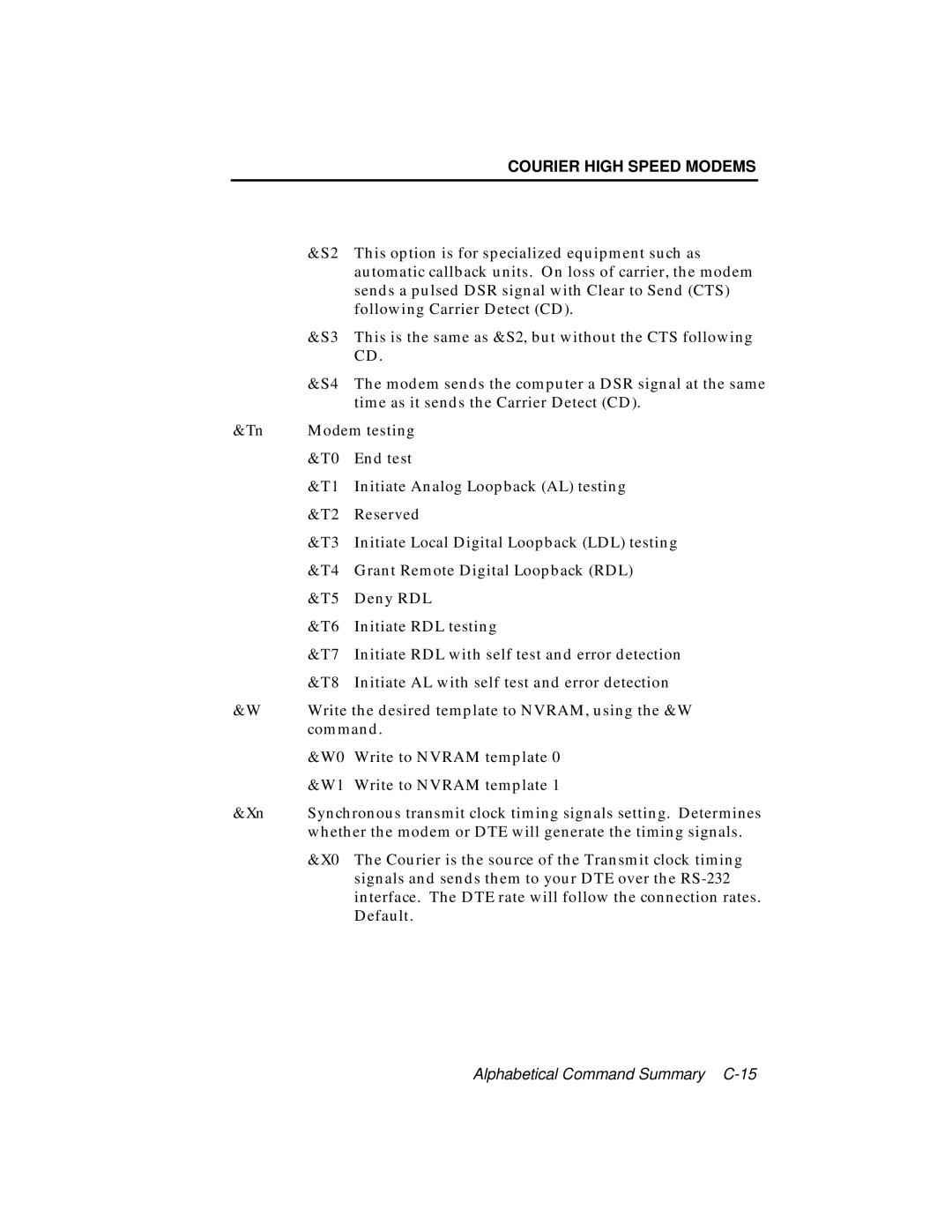 USRobotics V.34 user manual Time as it sends the Carrier Detect CD 