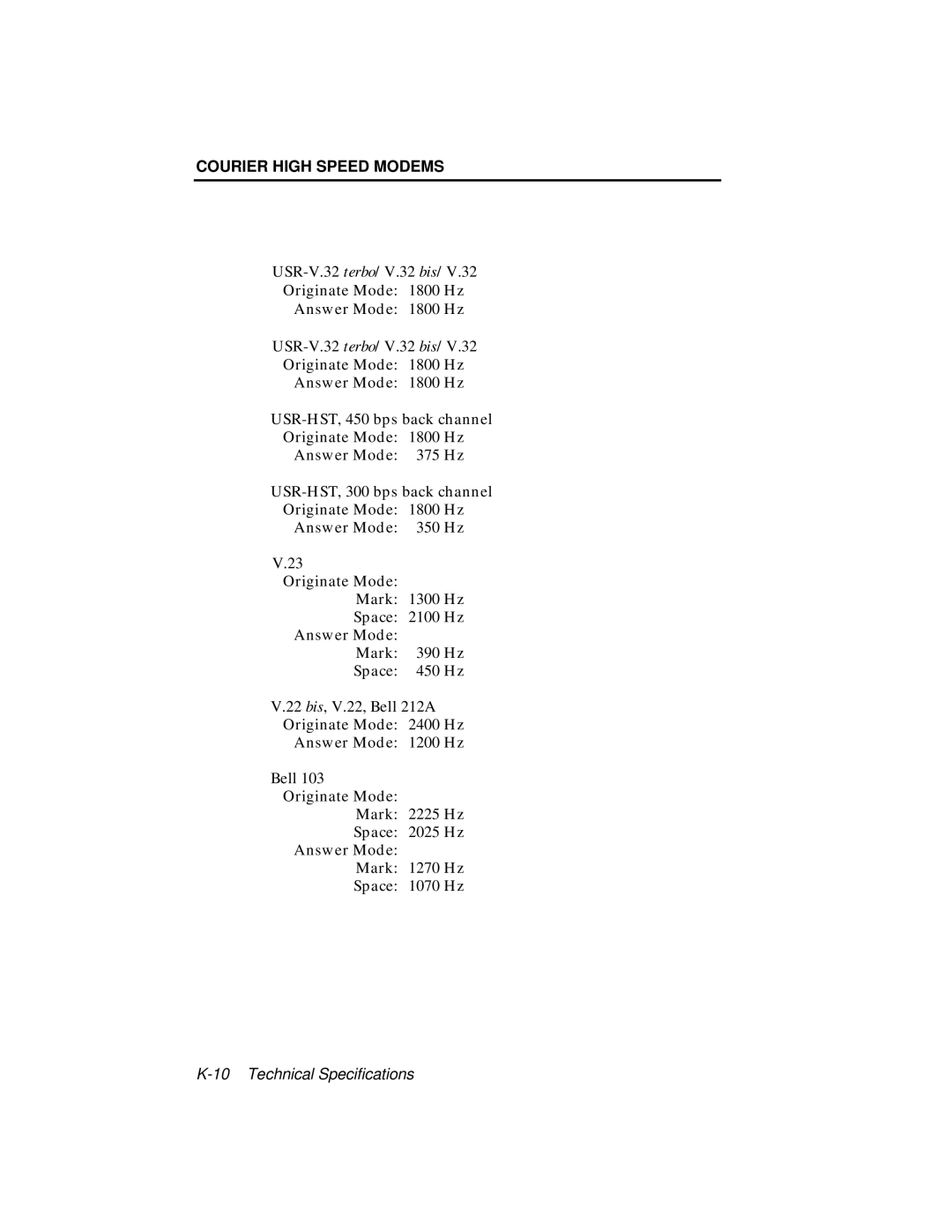 USRobotics V.34 user manual Courier High Speed Modems 