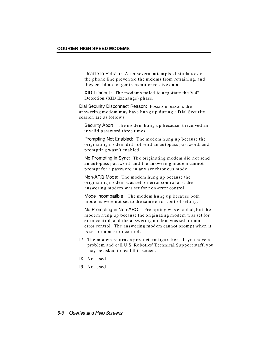 USRobotics V.34 user manual Courier High Speed Modems 