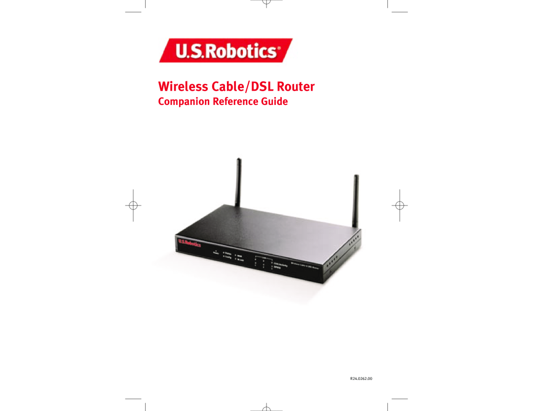 USRobotics Wireless Cable/DSL Router manual Companion Reference Guide 