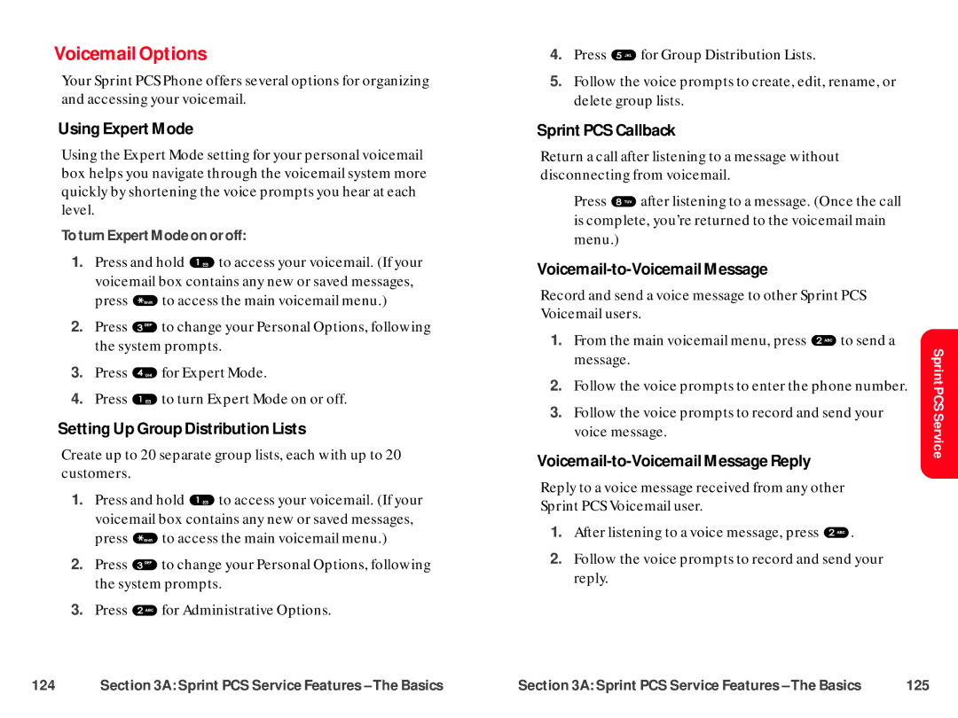 UTStarcom CDM-105 warranty Voicemail Options 