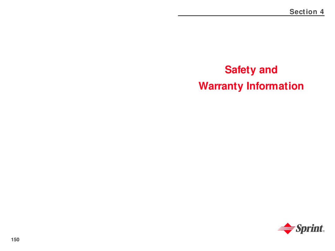 UTStarcom CDM-105 warranty Safety Warranty Information 