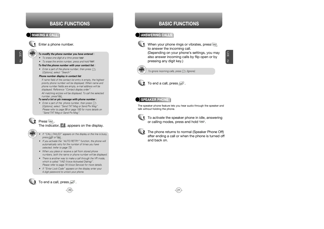 UTStarcom CDM 1080 Basic Functions, Enter a phone number, Press Indicator, , appears on the display, To end a call, press 