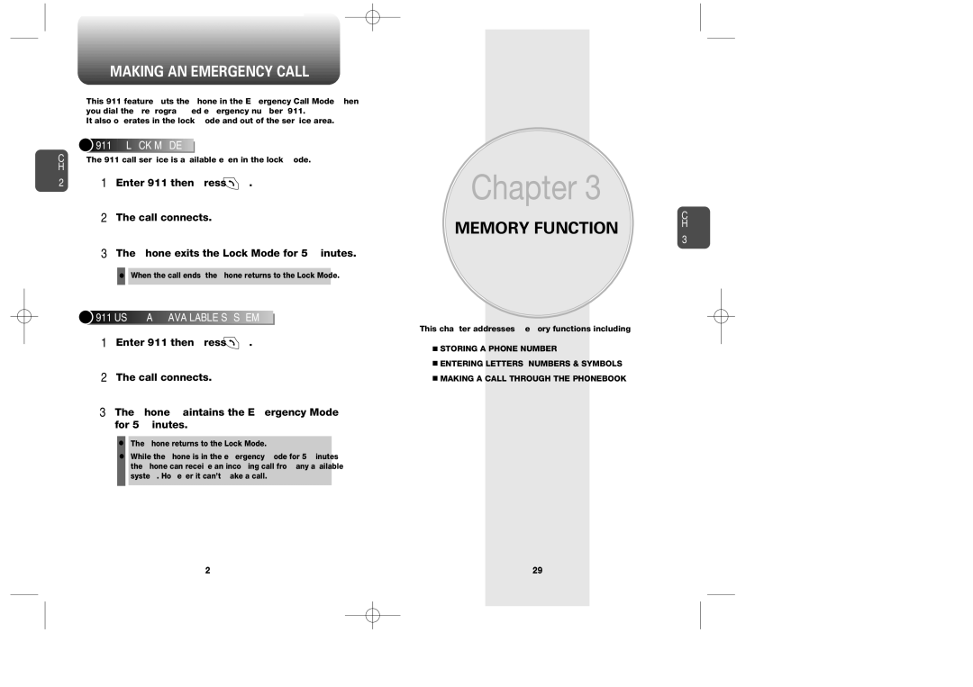 UTStarcom CDM-8615 manual Making AN Emergency Call, Lock Mode, Using ANY Available System 