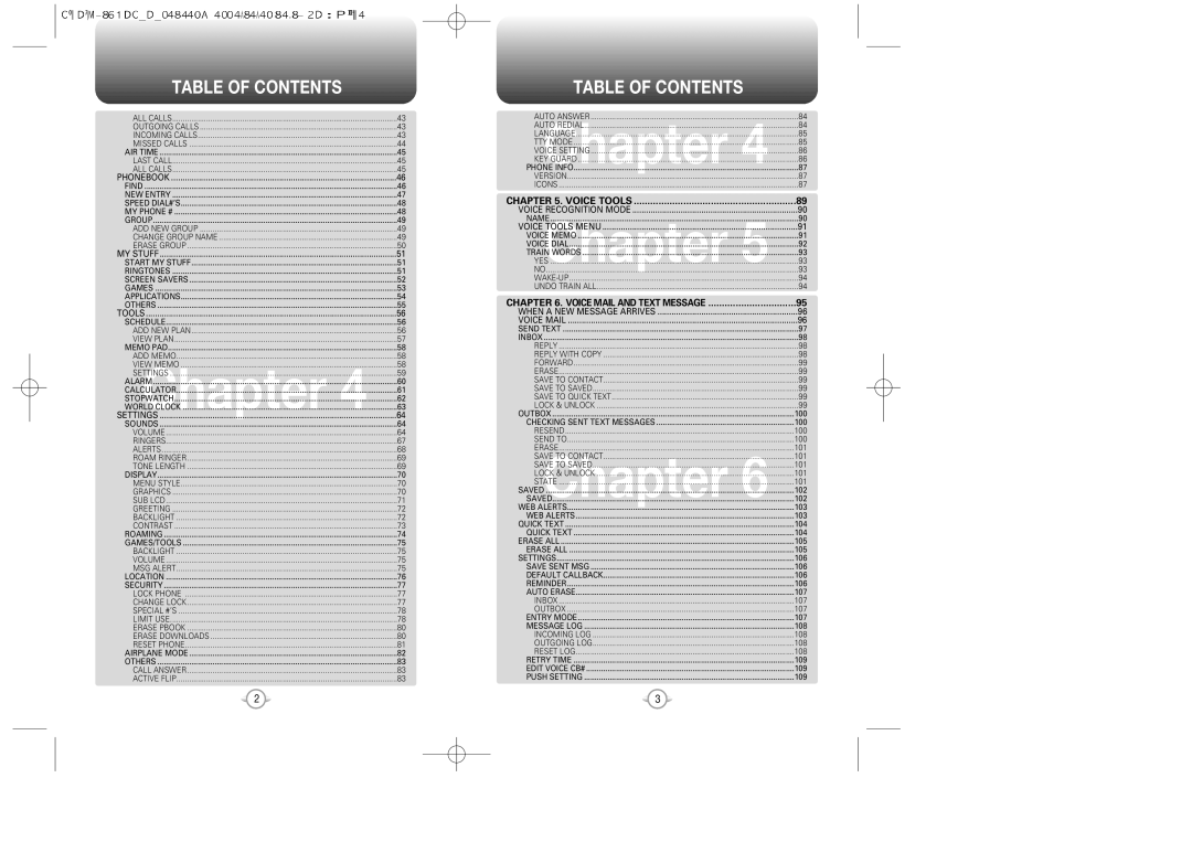 UTStarcom CDM-8615 manual Chapter 