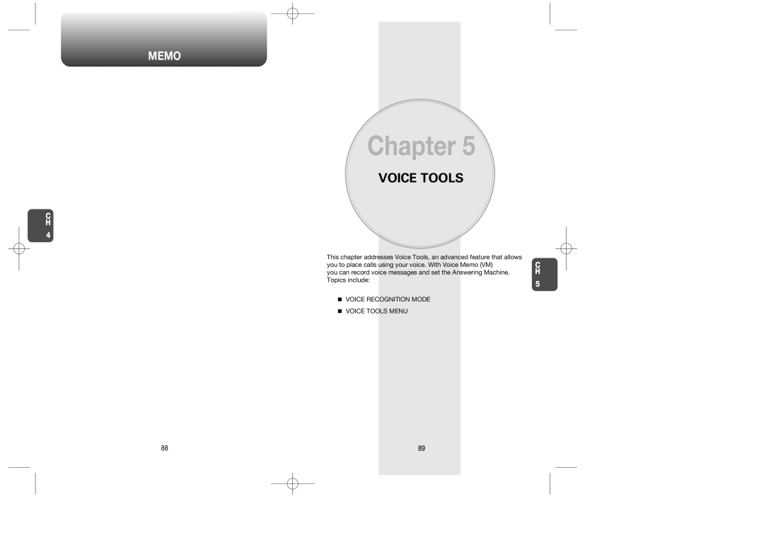 UTStarcom CDM-8615 manual Voice Tools 