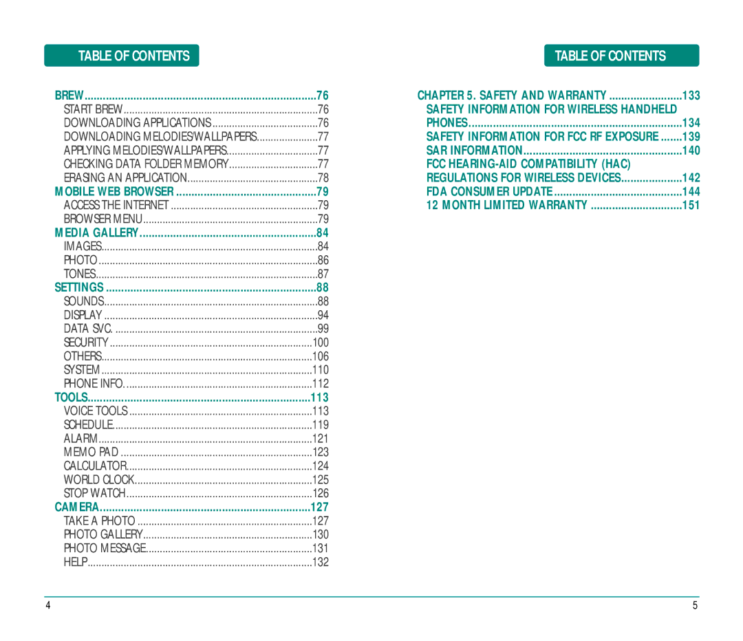 UTStarcom CDM8915 manual FCC HEARING-AID Compatibility HAC 