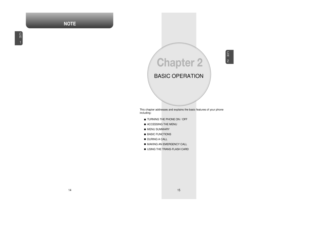 UTStarcom CDM8945 manual Basic Operation 