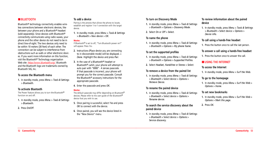 UTStarcom CDM8964VM manual Using the Internet 