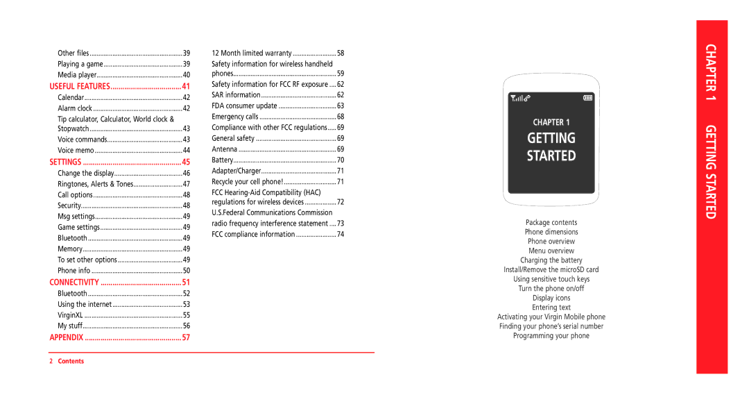 UTStarcom CDM8964VM manual Getting Started 