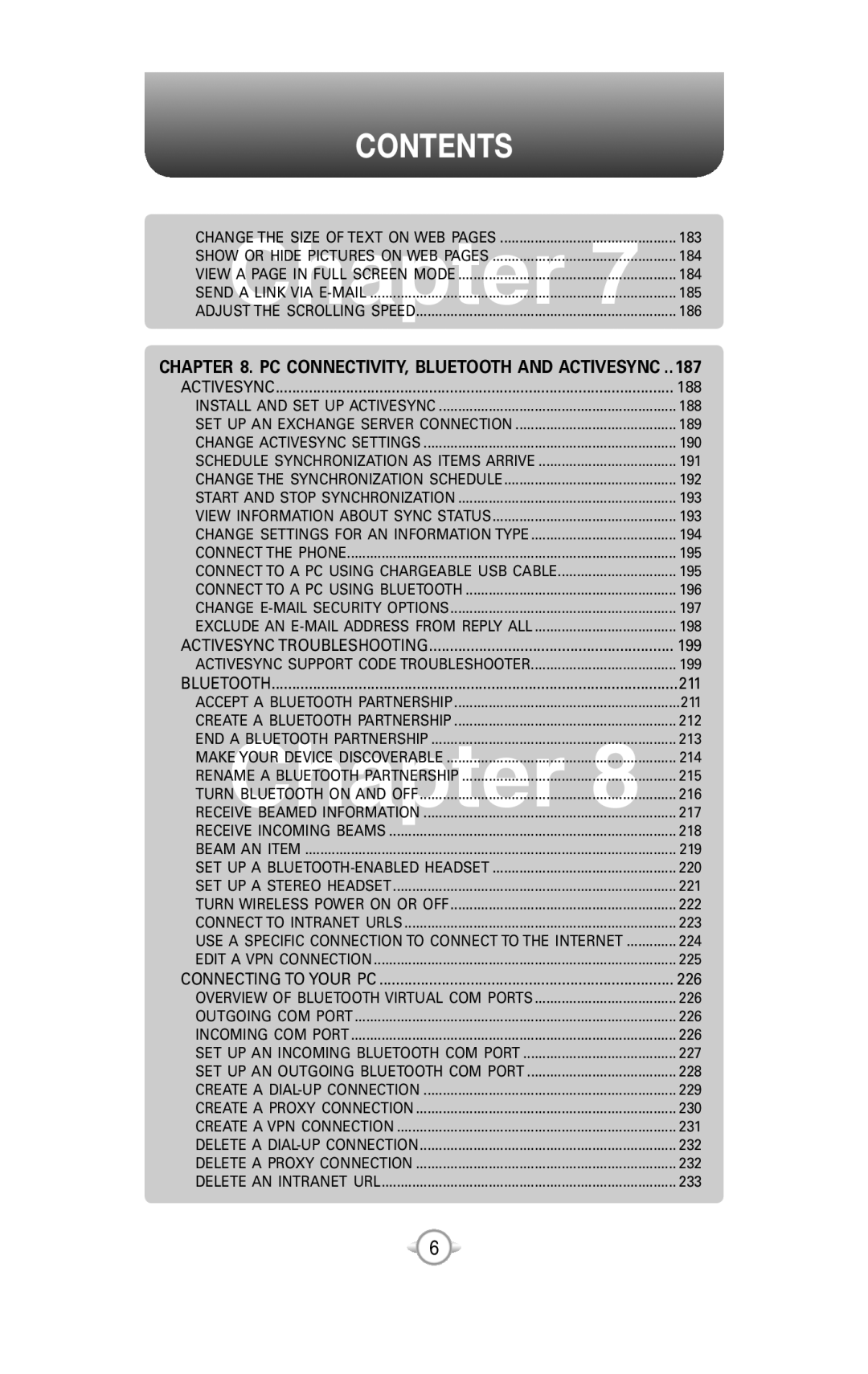 UTStarcom PN-820 user manual RECEIVEChapter, ADJUSTChapter, Contents 