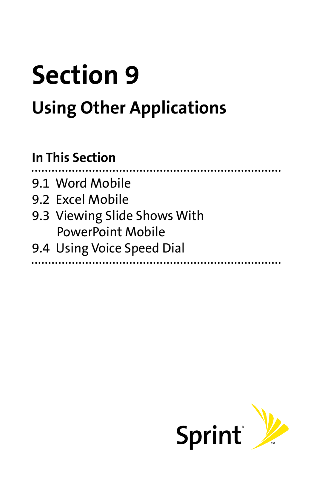 UTStarcom PPC-6700 manual Using Other Applications 