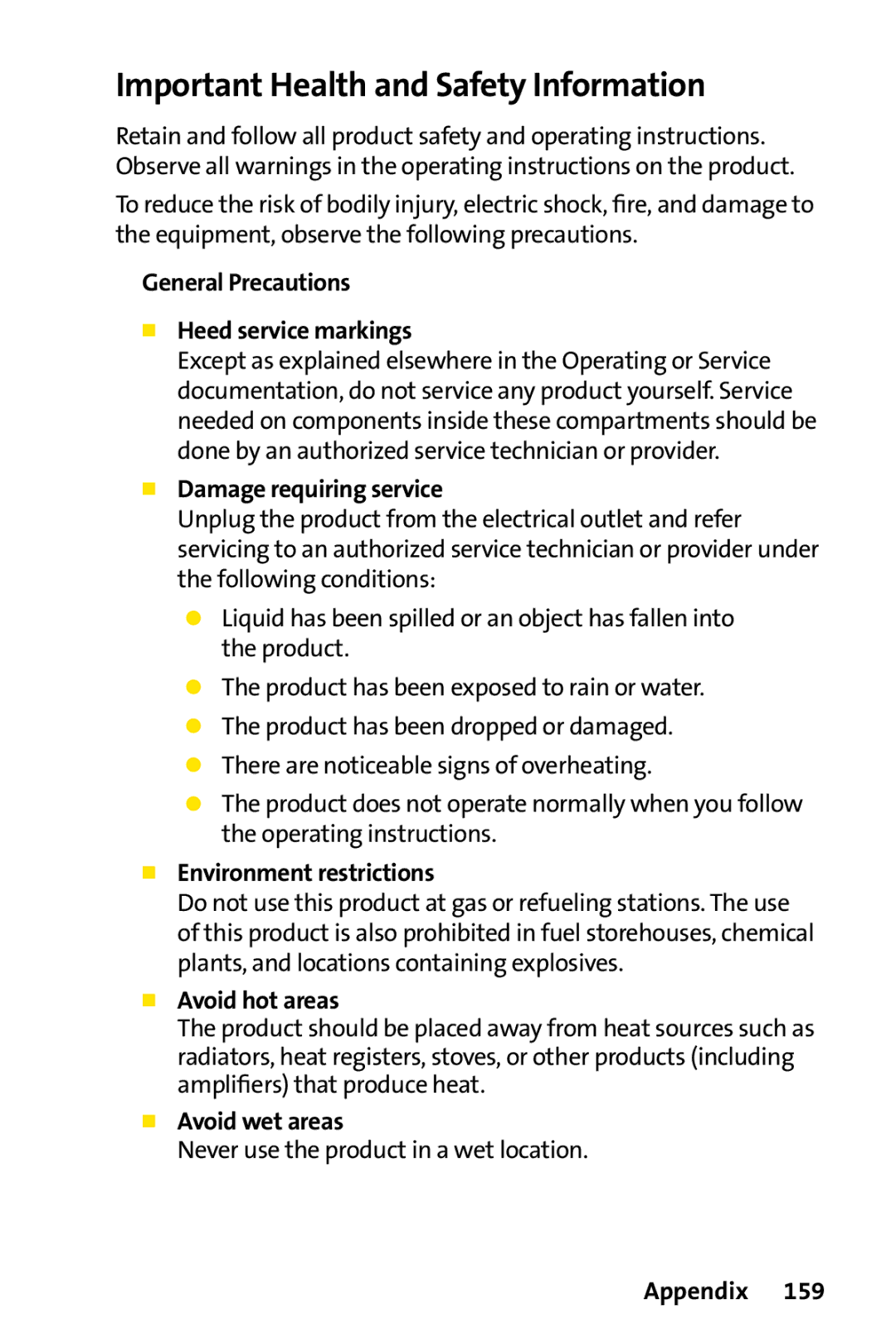 UTStarcom PPC-6700 manual Important Health and Safety Information 