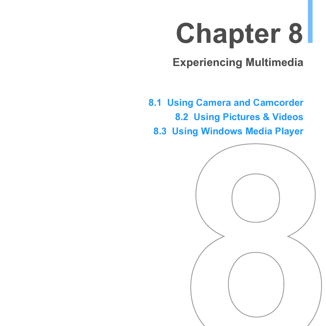 UTStarcom PPC 6700 manual Experiencing Multimedia 