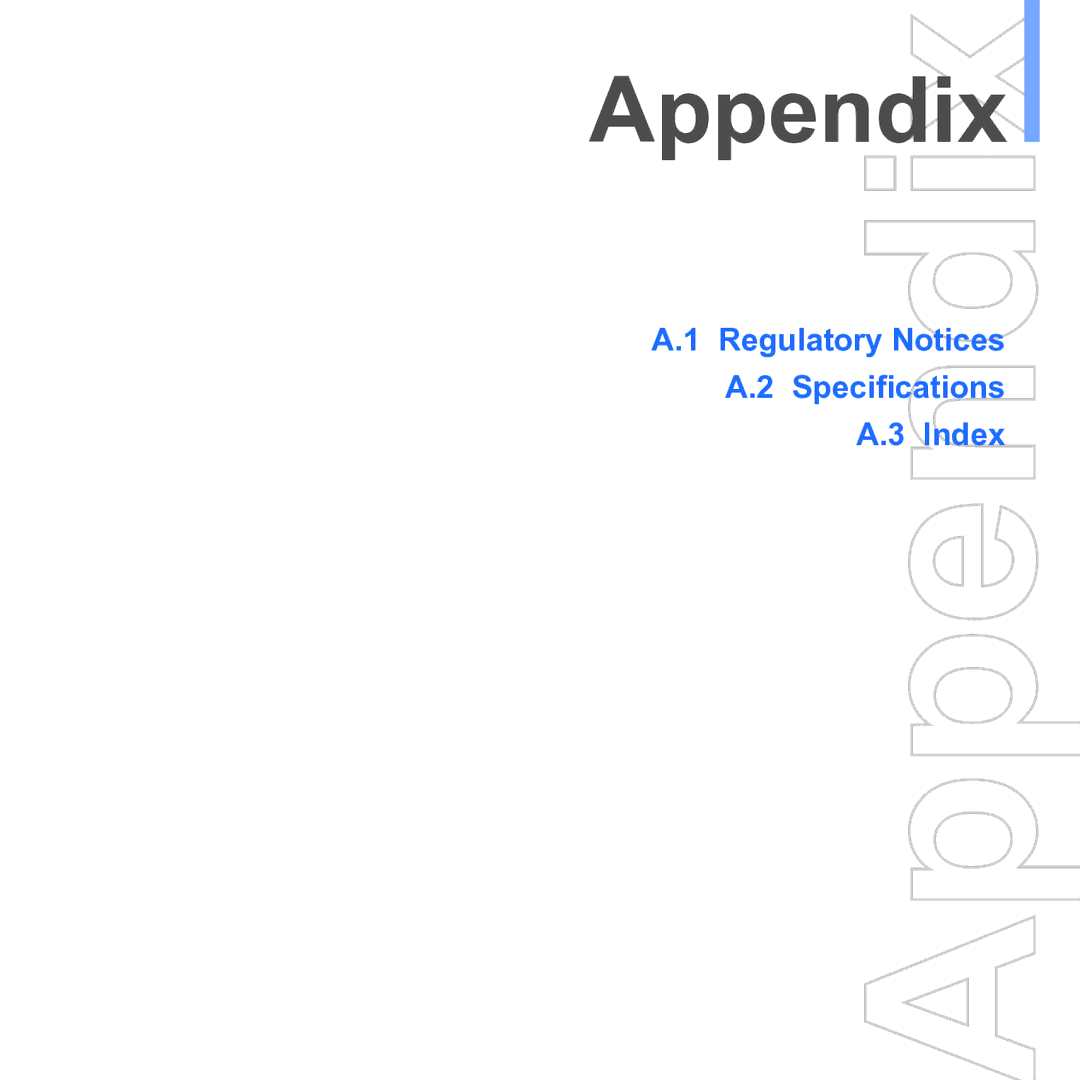 UTStarcom PPC 6700 manual Appendix 