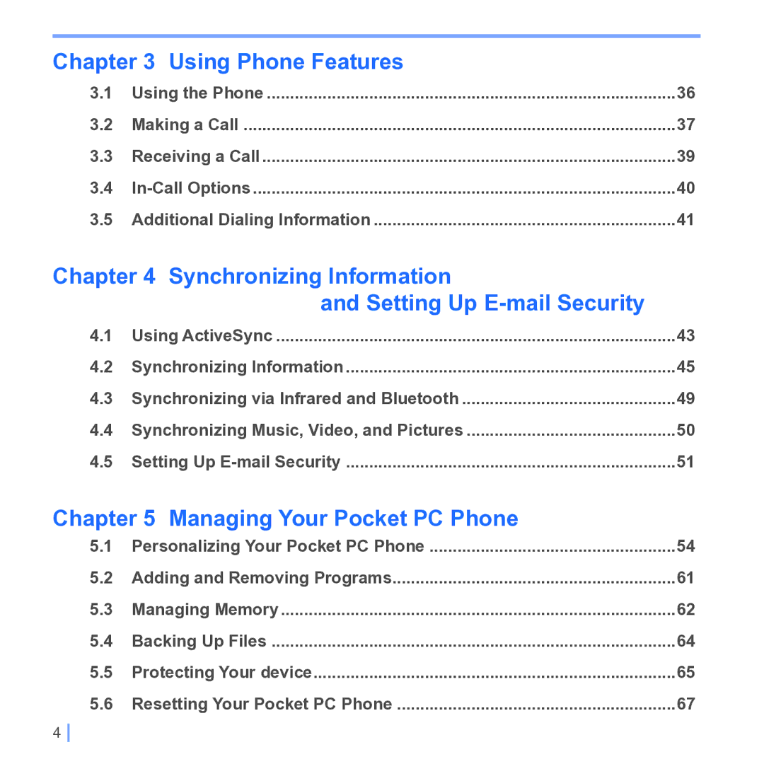 UTStarcom PPC 6700 manual Using Phone Features 