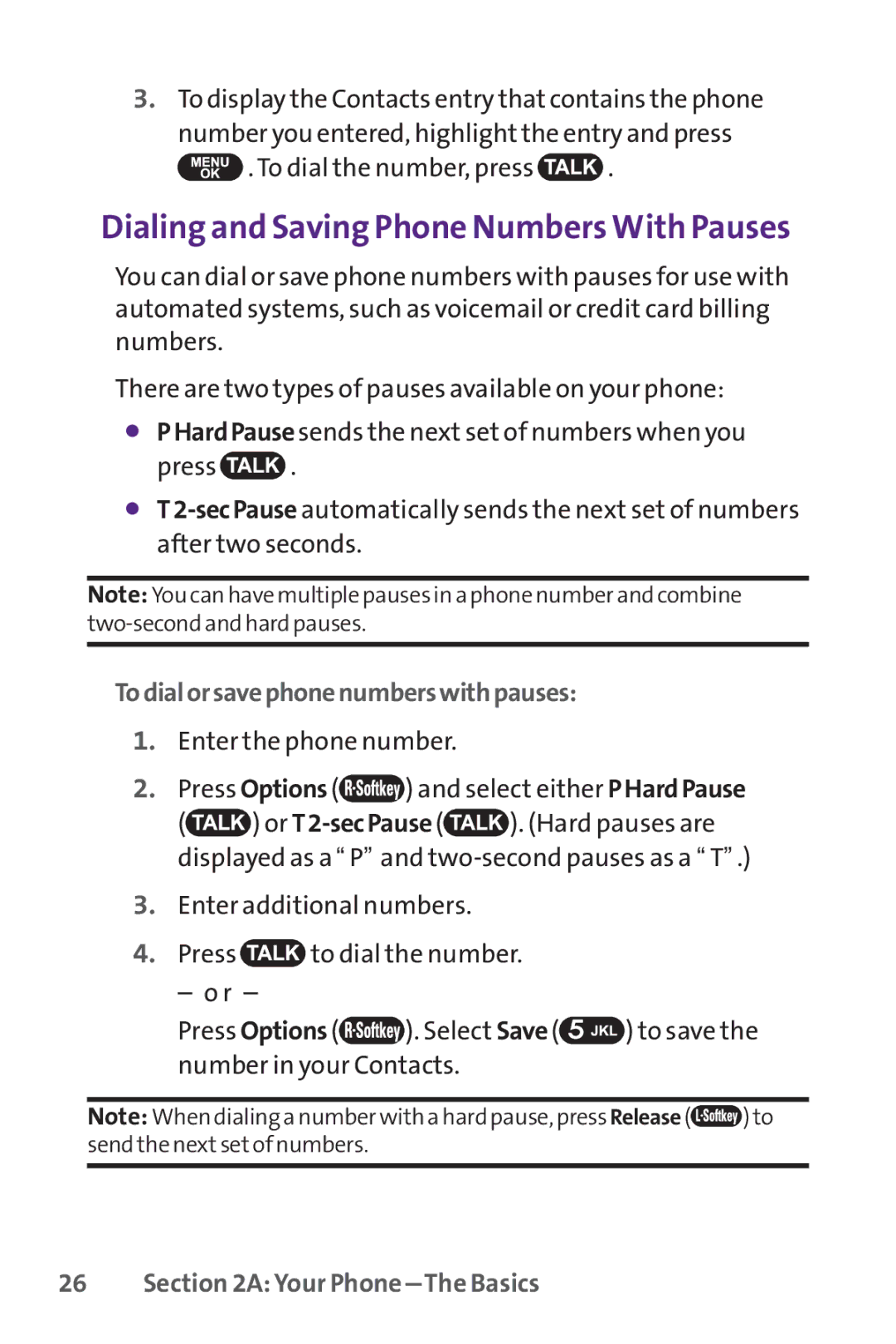 UTStarcom PPLS-7075 manual Dialing and Saving Phone Numbers With Pauses, Todialorsavephonenumberswithpauses 